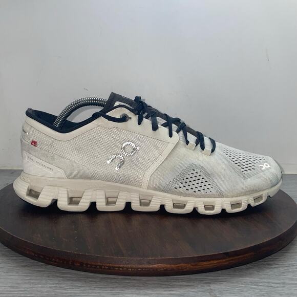 On Cloud X Running Shoes Mens Size 13 White Black Training Sneakers 40.99707 main image 9